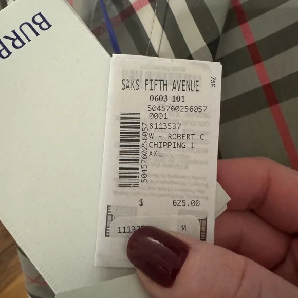 Burberry Multicolor Plaid Casual Shirt